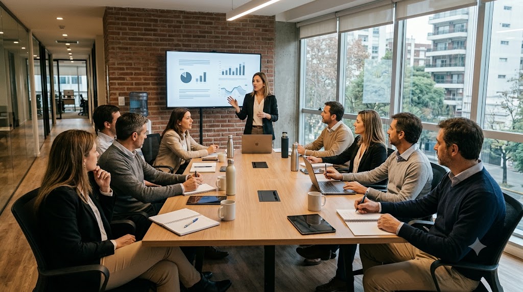 Capacitación In Company con un equipo de profesionales